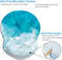 Ergonomic Design Mouse Pad with Wrist Rest Support, Cute Non-Slip PU Base, Pain Relief Mousepad for Gaming & Working