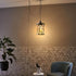 Laihezz Plug in Pendant Light, Hanging Light Fixture with Plug in Cord, Metal Black Hanging Lights with Plug in Cord