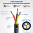 12awg 3.3mm 3 10feet UL2464 5V/12V/24V/300V 12 Electrical Wire Core Extension Cable DC Gauge Oxygen Free Stranded