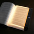 Flat Book Light, Rechargeable Clear LED Smart Reading Light with 3 Colors