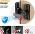 Sliding Barn Door Lock Hardware, 90 Degree Locks for Barn Doors, Flip Gate Latches for Outdoor and Garage Use