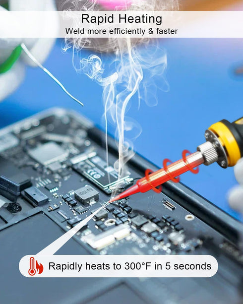 Soldering Iron Station for Dewalt 20V/18V Batteries, Portable Cordless Tool for DIY Appliance Repair