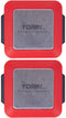 BIG RED MTOMP222PK Torin Tool Storage Organizer, Magnetic 2" x 2" Pegboard Panel, 2 Pack