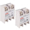 BlueStars SSR-25AA Solid State Relay, AC to AC Input 80-250VAC, Output 24-380VAC, 25A, Pack of 2