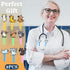 9Pcs Cute Cats Stethoscope Charms for Nurse - Spiral Tabby-Cat Orange-Cat Stethoscopes Charm Decor, Gift for Pediatric