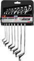 W1086 8Pc Offset Set Performance Tool Metric Box Wrench - Heavy-Duty Chrome Vanadium Steel Construction for Efficient