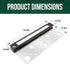 GKOLED 6.8 Inches LED Hardscape Lights, Low Voltage Waterproof Landscape Lighting, 1.5W 2700K Outdoor Step Lights