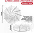 12988SAN Vacuum Cleaner Replacement Fan for Eureka Sanitaire Upright Vac, Fits Multiple Models, Durable Plastic Fan