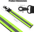 Heavy Duty Firefighter Glove Strap, Reflective Trim Buckle Safety Holder for Turnout Gear, UIInosoo