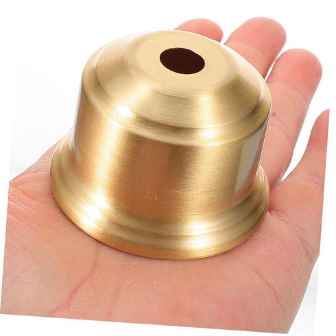 2pcs E27 Bulb DOITOOL Vintage Brass Lamp Socket Cup Half Thread Heavy Duty Metal Holder for Floor and Table Lamps