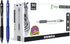 Zebra Pen Z-Grip Retractable Ballpoint Pen, Fine Point 0.7mm, 30-Pack Assorted Black/Blue Ink