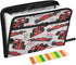 Sport Cars File Folders, Plastic Expandable Folder with 13 Pockets, A4 Letter Size for School Office