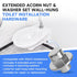 Aigemsi (4-Pack) ZZ5610NUTEXTKIT Set, Z5610 Extended Acorn Nut and Washer Compatible with Zurn Wall-Hung Toilet