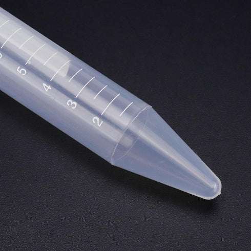 200 PCS 10mL Centrifuge Tubes, Sterile Conical Tubes with Leak-Proof Screw Caps, Plastic Container with Write Marks
