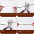 lasuroa 8pcs 13 Inch Ceiling Fan Pull Chain Extenders, Wooden Beaded Balls Light Pull Chain Extension Decorative