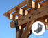 DBC-H38-10 3/8 250 lbs; 10 Pack Highcraft Heavy Duty Shelf Brackets; L Corner Brace for in. Diameter Bolt or Threaded