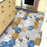 10 Pcs Hexagon Non-Slip Floor Stickers for Home Decor, Peel and Stick Self-Adhesive Wall Sticker, 7.9x9.1inch