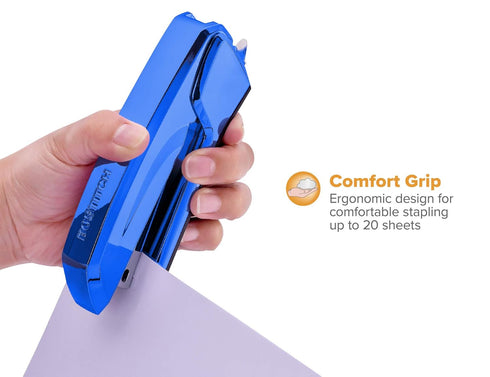 Bostitch Office Ascend 3 in 1 Stapler - 20 Sheet Capacity, Integrated Remover & Staple Storage, 420 Staples