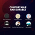 Lexia Tailbone Donut Pillow Seat Cushion Orthopedic Design| & Coccyx Memory Foam Pillow | Relieve Pain and Pressure