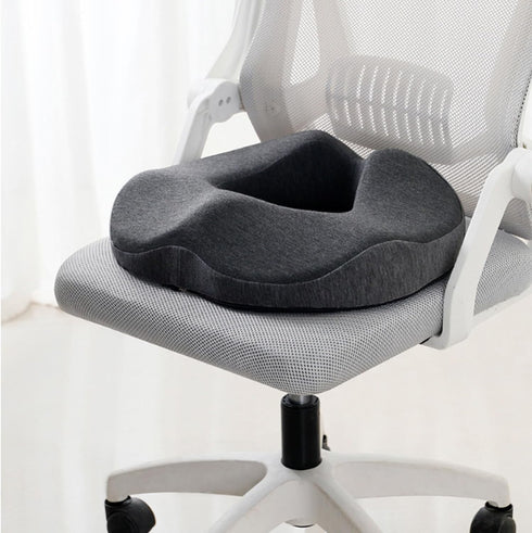 Luqeeg Memory Foam Cushion for Office Chair, Non Slip Comfort Pressure Relief Memory Foam Orthopedic Seat Cushion