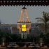 SUNNYPARK 28 Hanging Candle Lantern Outdoor, Battery Operated Modern Clear Acrylic Crystal Chandeliers with Flickering