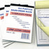 TSY TOOL 10 Pack 50 Sets 5.5" 8.3" Carbonless Money Receipt Books per Book, x Yellow with White Border, Two-Part