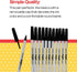 School Smart Round Stick Pen, Medium Tip, Black, Pack of 12