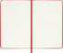Moleskine Classic Notebook, Pocket Hard Cover (3.5" x 5.5"), Scarlet Red, 192 Pages, Ruled/Lined