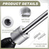 Pasimy 1/2'' Copper Tube Pipe Cleaner Brush Kit with Stainless Steel Bore Brush for Power Drill Cleaning
