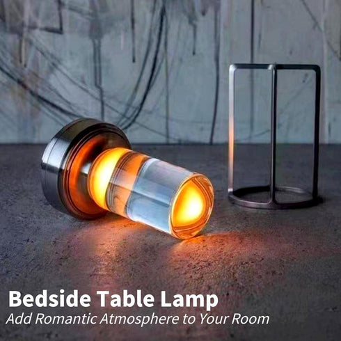 Dimmer Cordless Restaurant Table Lamp, Battery Powered Rechargeable Desk Lamp with Touch Portable LED Nightstand Night