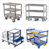 4 Inch Heavy Duty Industrial Casters, Polyurethane on Polyolefin, Loading Capacity up to 600 LB