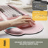 GIM Ergonomic Keyboard Wrist Rest and Mouse Pad with Wrist Support, Memory Foam Mouse Cushion Anti-Slip Computer Wrist Rest Pad for Comfortable Typing Wrist Pain Relief Keyboard Wrist Rest (Pink) by GIM