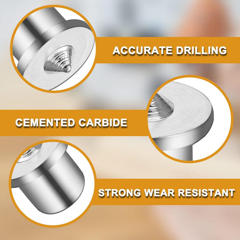 20pcs Solid Dowel and Tenon Center Transfer Plugs - Doweling Centering Pins Drill Hole Tool for Woodworking