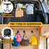 360 2 Pack Large Swivel Magnetic Hooks Heavy Duty for Hanging with Rotation, Non-Scratch Strong Magnet Organizer Holder