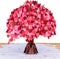 Paper Love 3D Heart Tree Pop-Up Cards for Birthday, Anniversary, All Occasion - 5" x 7" Cover