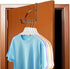4 Pieces Over The Door Hooks Hanger Multi Hanging Storage Organizers for Coats Clothes Hoodies Hats Scarves Purses Keys