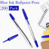 Sayglossy 200 1.0mm Pcs Ballpoint Pens Bulk Medium Point Bullet Tip Smooth Writing Ink Pens for Office Business Server
