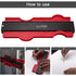 LUTER 10 Inch Plastic Contour Gauge | Profile Gauge Measure Ruler for Precise Tiling and Wood Marking (Red)