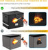 DocSafe Fireproof Vinyl Record Storage Box with Lock, Large Organizer for 150+ Single Records