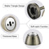 KOLAKO Magnetic Door Stopper, Heavy Duty Floor Door Stoppers Wall Protector, Brushed Bronze Stainless Steel Magnet Door