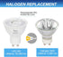 Simba Lighting LED GU10 5W Non-Dimmable Spot Light Bulb, 6 Pack, Halogen 50W Replacement, 5000K