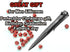 UZI Tactical Bolt Action Pen, Ultra Durable Aircraft Aluminum Ballpoint Writing Tactical Pen in Gun Metal