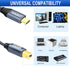20ft, USB C Printer Cable Compatible With Keyboard, MacBook Pro/Air, Printers and Scanners - USB B to C MIDI Cable