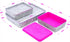 Welaxy Lidded Felt Drawer Organizer Trays with Lids, Desktop Storage Bins for Crafts, Office Supplies, 3-Pack (Light