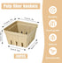 EXJEXJ 30 (30) Pcs Natural Pulp Fiber Berry Basket Small Vented Berry Picking Basket Small Container Holder for Fruits