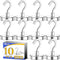 150Lbs Heavy Duty Magnet Hooks, 10 Pack Strong Magnetic Hooks for Cruise Cabins, Metal Grill Hooks for Hanging,