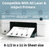 yernoiy 20-Pack-Removes Debris8.5 11 Inches,Thickened Printer Cleaning Sheets Ink, Dust, Dirt & x Design,Durable&Easy