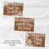 Hadley Designs 24 Rustic Wood Thank You Cards with Envelopes - Great Note for Adult Funeral Sympathy or Gift Gratitude
