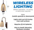 2 Pack 4 100 Westek LED Battery Operated Wall Sconce, - Hour Auto Shut-Off Wireless Wall Sconce, Lumens - Easy Install