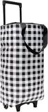 MQXYSDLY Large Foldable Wheeled Shopping cart, Insulated Waterproof Reusable Grocery Bag, Portable Tote